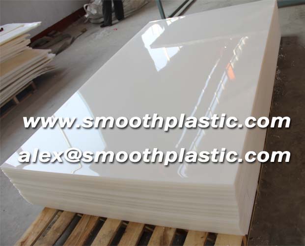 White Glossy HDPE Sheets for Industrial Use